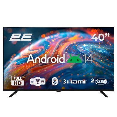 Телевізор 40" 2E LED FHD 60Hz Smart Android Black (2E-40A07B) [111220]