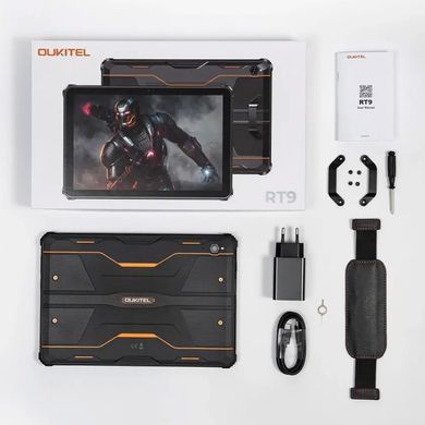 Планшет Oukitel RT9 10.1" HD /6GB/256GB/ T606 /11000mAh/ 16+16Мп /IP69K/LTE Orange (6931940766838) [403113]