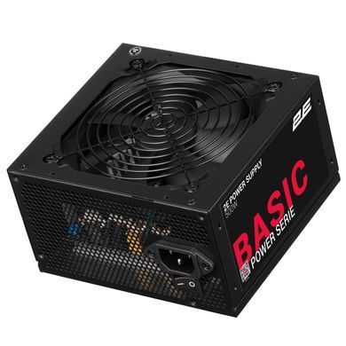 Блок живлення 2E Basic Power (500W), >80%, 120мм, 1xMB 24pin(20+4), 1xCPU 8pin(4+4), 3xMolex, 4xSATA, 2xPCIe 8pin(6+2) (2E-BP500-120APFC) [111676]