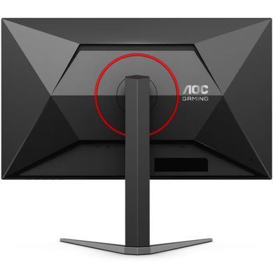 Монітор TFT 27" AOC, QD-OLED, 280Гц, 0,03мс, 2хHDMI, DP, USB-hub, HAS, Pivot, чорно-червоний (Q27G4ZD) [405350]