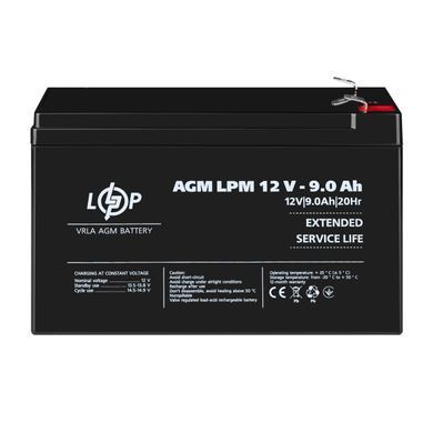 Акумулятор AGM LPM 12V - 9 Ah (LP3866) [900130]