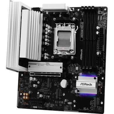 Материнська плата ASRock (AM5/A620A, 4*DDR5, PCIex16, DP/HDMI, 2xSATA, 3xM.2, 2.5GLan, 8ch, mATX) (A620AM PRO RS) [403893]