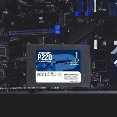 Накопичувач SSD 1TB Patriot P220 2.5" SATAIII TLC (P220S1TB25) [608104]