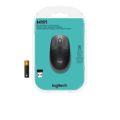 Миша бездротова Logitech M190 Wireless Charcoal (910-005905) [502664]