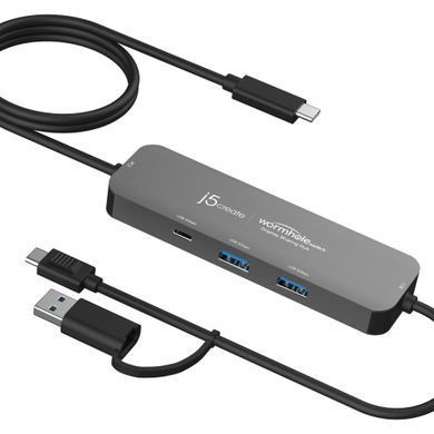 USB-хаб J5create Wormhole Switch Grey (JCH462-N) [618234]