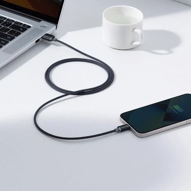 Кабель Baseus Crystal Shine USB - Lightning (M/M), 2.4A, 1.2 м Black (CAJY000001) [604329]