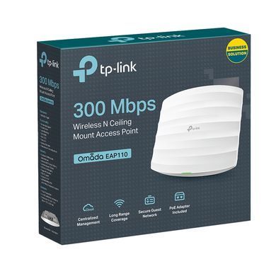 Точка доступу TP-LINK N300, 1хFE LAN, Passive PoE (EAP110) [104299]