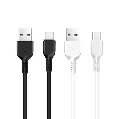 Кабель HOCO X13 USB to Type-C 3A, 1m, PVC, PVC connectors, White (6957531061199) [806287]