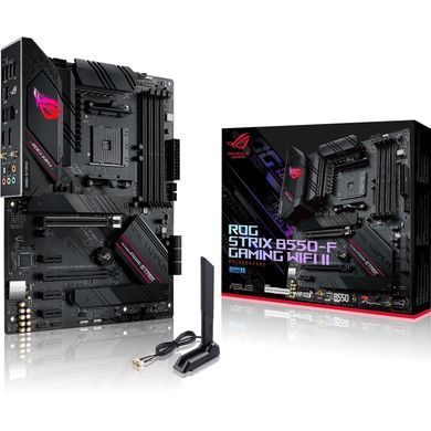 Материнcька плата ASUS ROG STRIX B550-F GAMING WIFI II sAM4 B550 4xDDR4 M.2 HDMI DP Wi-Fi BT ATX (90MB19V0-M0EAY0) [109064]