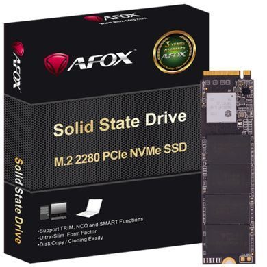 SSD 1Tb AFox ME300 M.2 2280 PCIe NVMe Gen 3x4 3D TLC NAND, Retail (ME300-1000GN) [402743]