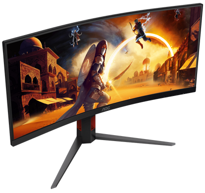 Монiтор 21.5" AOC Black/Red (CU34G4) [202098]