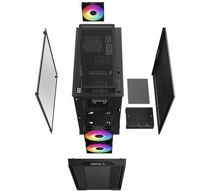 Корпус DeepCool CC360 ARGB без БЖ (R-CC360-BKAPM3-G-1) [618970]