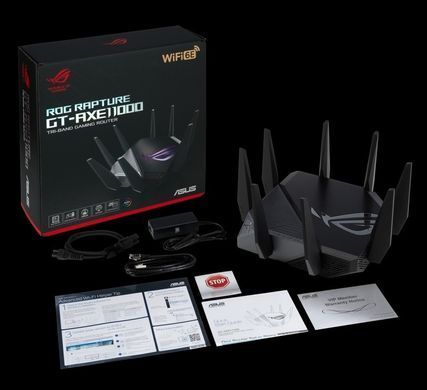 Бездротовий маршрутизатор Asus ROG Rapture (90IG06E0-MO1R00) (GT-AXE11000) [609523]