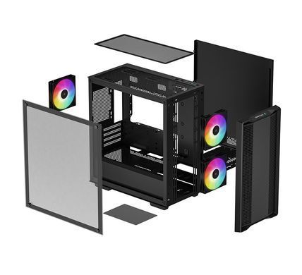 Корпус DeepCool CC360 ARGB без БЖ (R-CC360-BKAPM3-G-1) [618970]
