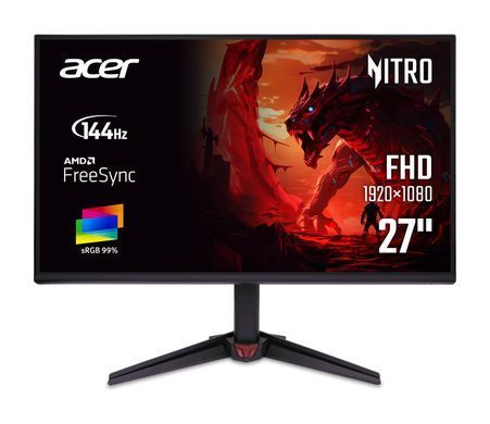 Монітор Acer 27" Nitro VG270P6bip HDMI, DP, IPS, 144Hz, 1ms (UM.HV0EE.605) [114558]