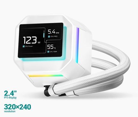 Система водяного охолодження DeepCool LM360 WH (R-LM360-WHDMMC-1) [618124]