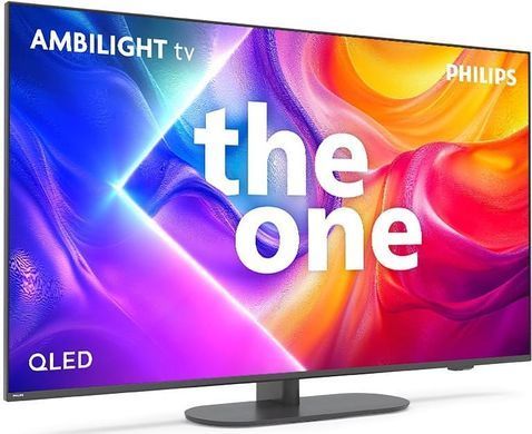 Телевізор 43" Philips QLED 4K 144Hz Smart Titan OS Black Ambilight (43PUS9010/12) [114471]
