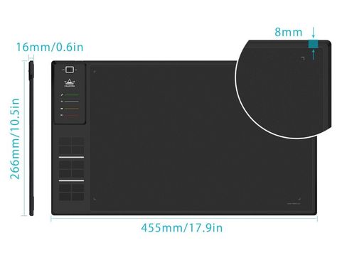 Графічний планшет Huion 13.8"x8.6" WH1409 V2 (WH1409V2_HUION)