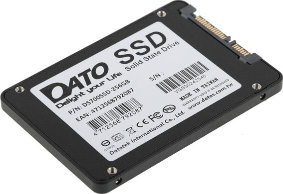 Накопичувач SSD 256GB Dato DS700 2.5" SATAIII TLC (DS700SSD-256GB) [608138]