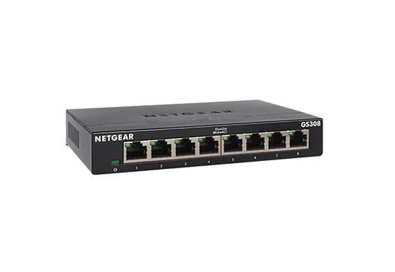 NETGEAR Комутатор GS308 8xGE, некерований (GS308-300PES)