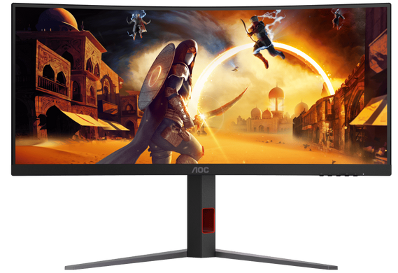 Монiтор 21.5" AOC Black/Red (CU34G4) [202098]