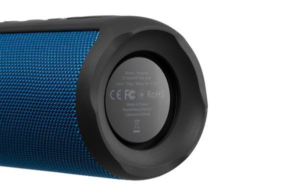 Портативна акустична система 2E SoundXTube Plus 40Вт, ВТ 5.0, MP3, TWS, EQ, IPX6, Синій (2E-BSSXTPWBL) [113291]