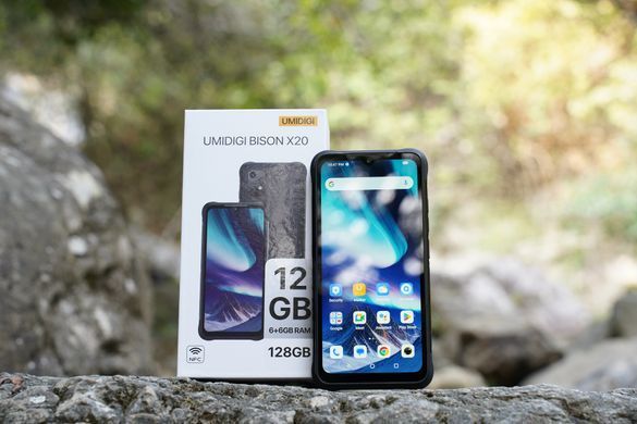 Смартфон UMIDIGI BISON X20 NFC 6.53" 6/128ГБ, 2SIM, 6000мА&middot;год, чорний (6973553523750) [11239]
