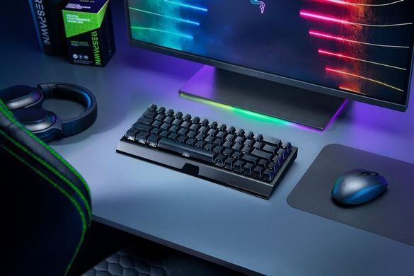 Клавіатура бездротова Razer BlackWidow V3 Mini Hyperspeed Green Switch Black (RZ03-03891600-R3R1) [619345]