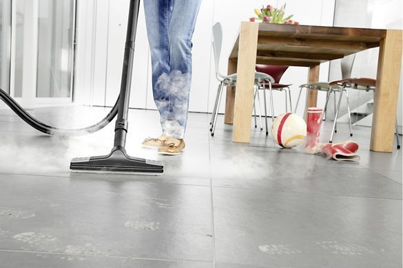 Паропилосос Karcher SV 7, 2200Вт, вологе прибирання, вода -0.45л, HEPA, обробка парою, біло-чорний (1.439-490.0) [105678]