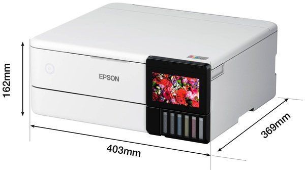 БФП ink color A4 Epson EcoTank L8160 32_32 ppm Duplex USB Ethernet Wi-Fi 6 inks Black Pigment (C11CJ20404) [106671]
