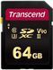 Карта пам'яті Transcend SD 64GB C10 UHS-II U3 R285/W220MB/s 4K (TS64GSDC700S) [108896], фото 1