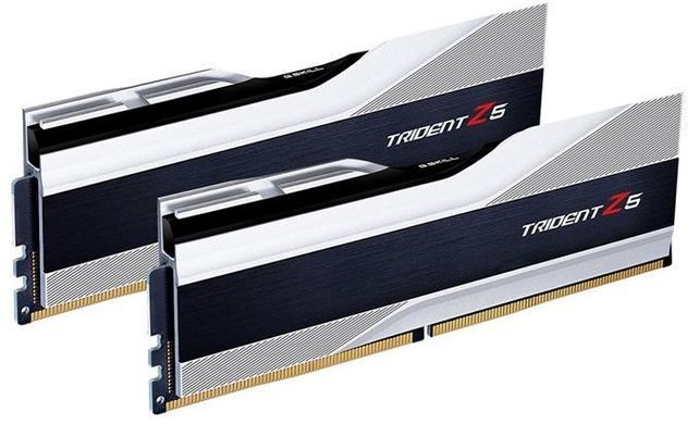 Модуль пам`ятi DDR5 2x16GB/5600 G.Skill Trident Z5 Silver (F5-5600J4040C16GX2-TZ5S) [610199]