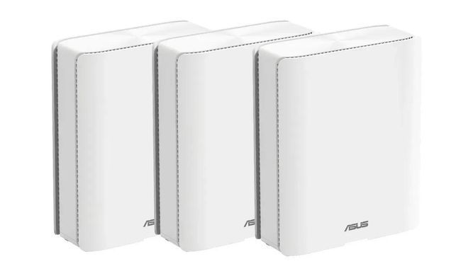 Система WiFi-Mesh ASUS ZenWiFi BQ16 BE25000, 2xGE LAN, 1xGE WAN/LAN, 1x10GE LAN, 1x10GE WAN/LAN 1xUSB 3.0, 3мод, білий (90IG08K0-MO3N4V) [104725]