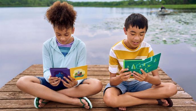 Електронна книга Amazon Kindle Paperwhite Kids (11th Gen) 8GB Emerald Forest_JP (Kindle PW Kids (11th Gen) 8GB Emerald Forest_JP) [610039]