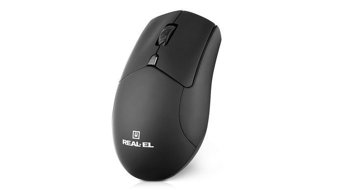 Миша бездротова REAL-EL RM-460W Black (EL123200048) [606721]
