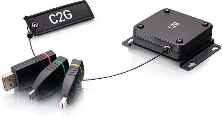 Комплект перехідників retractable C2G Adapter Ring HDMI > mini Display Port, Display Port, USB-C (CG84269) [108553]
