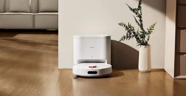 Робот-пилосос Xiaomi H40, h=9.7см, вологе прибирання, конт пил -0.4л, автон. робота до 180хв, білий (1163556) [111523]