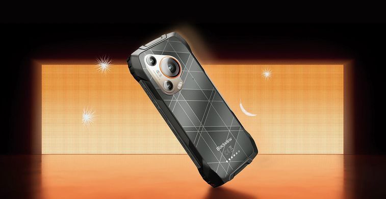 Смартфон Blackview BL7000 5G, 6.78" 8/256ГБ, 2SIM, 7500мА&bull;год, чорний UA (з нічним баченням) (6931548319627) [112522]