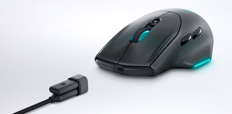 Миша Dell Alienware Wireless Gaming Mouse - AW620M - Dark Side of the Moon (545-BBFB) [111240]