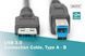 Кабель DIGITUS USB 3.0 (AM/BM) 1.8м, чорний (AK-300115-018-S) [110318], фото 6