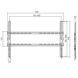 Кронштейн для ТВ AGN фіксований/37"-80"/45 кг/max.VESA 600x400/Black (AGN80-460F) [401729], фото 5