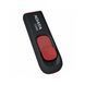 Флеш-накопичувач ADATA USB 2.0 C008 64Gb Black/Red (AC008-64G-RKD) [806432], фото 4