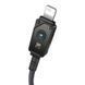 Кабель Baseus Unbreakable Series Fast Charging Data Cable USB to iP 2.4A 2m Cluster Black (P10355802111-01) [802320], фото 5
