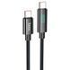 Кабель HOCO U125 Benefit 100W charging data cable with display Type-C to Type-C Black (6942007611930) [802463], фото 1
