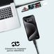 Комплект кабелів Promate USB Type-C - USB Type-C (M/M), 3A, 60W, 0.3 м, 1.2 м, 2 м Black (cablekit-cc.black) [604431], фото 4