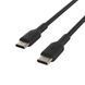 Кабель USB-C > USB-C заряджання/синхронізації Belkin 2м, 60Вт, Type-C, PVC, чорний (CAB003BT2MBK) [110480], фото 6