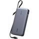 УМБ Ugreen 25000mAh 165W PD3.1/QC, USB-A,USB-С IN/OUT, with built in 2xUSB-C cables (PB552) Gray (55995B) [405665], фото 2