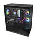 Корпус Zalman Chronix без БЖ, 1xUSB3.0, 1xUSB2.0, 1x Type C, 2x120мм ARGB Reverse, 1x120мм ARGB, VGA 410мм, LCS ready, TG Side/Front Panel, ATX, чорний (CHRONIXBLACK) [109655], фото 4
