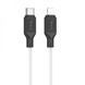 Кабель HOCO X90 Cool silicone PD charging data cable for iP White (6931474788399) [805376], фото 1