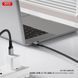 Кабель XO NBQ264A High Power Braided Type-C to Type-C - 240W - 2m Black (NBQ264B_С_Black) [202513], фото 4